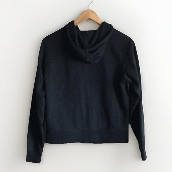 Champion Jacket Small Campus Eco Fleece Black Full Zip Hoodie Women's - Picture 3 of 5